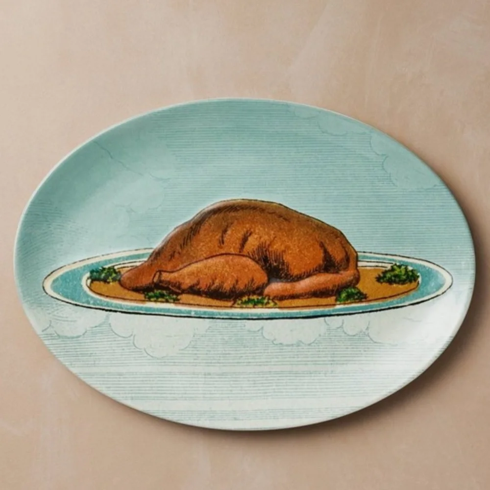 John Derian oval Turkey platter